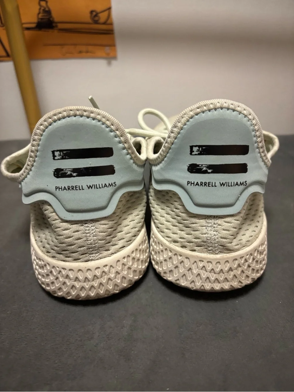 Pharrell Williams Light green Athletic Sneakers